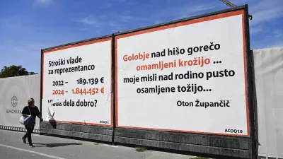 plakatna mesta, obcestni oglasi, protivladni plakati, oglas25.08.2025 - Plakati proti delovanju vlade Roberta Goloba. Foto: Nik Erik Neubauer 
