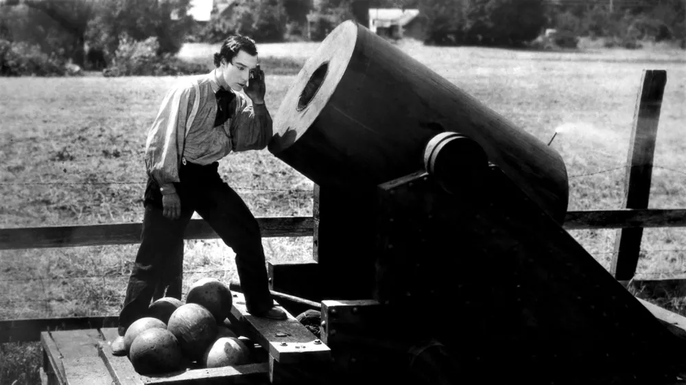 ﻿GeneralTHE GENERAL, ameriški film, 1926Režija Buster Keaton, igrata Buster Keaton, Marion Mack, Glen Cavender / Foto: Tv