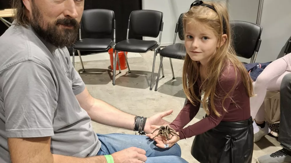 Marko Sajovic, ljubitelj pajkov, Bioexo / Foto: Meta Černoga