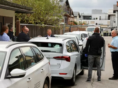 Hišna preiskava pri Alešu Hojsu.