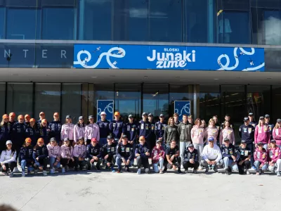 - 07.10.2025. Predstavitev reprezentanc Smučarske zveze Slovenije za novo tekmovalno sezono.//FOTO: Bojan Velikonja