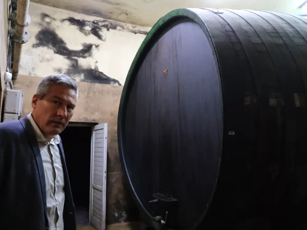 Največji sod v Sloveniji, vipava / Foto: Nataša Bucik Ozebek