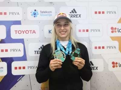 2.10.2025 planinska zveza - športno plezanje - tiskovna konferenca po svetovnem prvenstvuFoto: Luka Cjuha