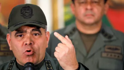 ﻿Venezuela's Defense Minister Vladimir Padrino Lopez attends a news conference in Caracas, Venezuela, February 19, 2018. REUTERS/Manaure Quintero NO RESALES. NO ARCHIVES