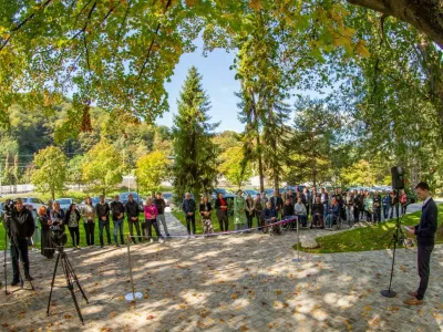 Zdravili&scaron;ki park zasijal v novi podobi