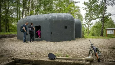 Objekt lehkého opevnění v Krásné Studánce, který nadšenci loni zrekonstruovali do podoby z roku 1938, byl letos poprvé zpřístupněný veřejnosti, 11. května 2024, Liberec.,Image: 871955888, License: Rights-managed, Restrictions:, Model Release: no