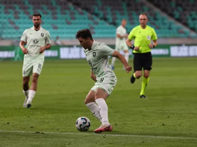 Marko Brest- 23.07.2025. - Kvalifikacije za Konferenčno ligo v nogometu NK Olimpija - Inter d'Escaldes.//FOTO: Bojan Velikonja
