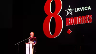 4.10.2025 redni kongres stranke Levica, na katerem bodo začeli postopke za imenovanje novega vodstva in potrjevali predvolilni sporazum o sodelovanju z zunajparlamentarno stranko VesnaFoto: Nik Erik Neubauer