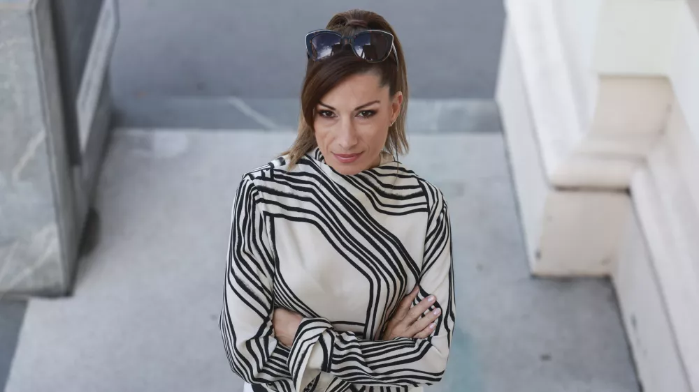 - 25.09.2023 - Erika Žnidaršič, novinarka in televizijska voditeljica na RTVS //FOTO: Jaka Gasar