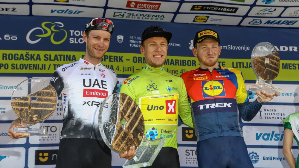 Anders Halland JOHANNESSEN08.06.2025 - Kolesarska dirka po sloveniji - kolesarstvo - cilj Novo MestoFoto: Luka Cjuha