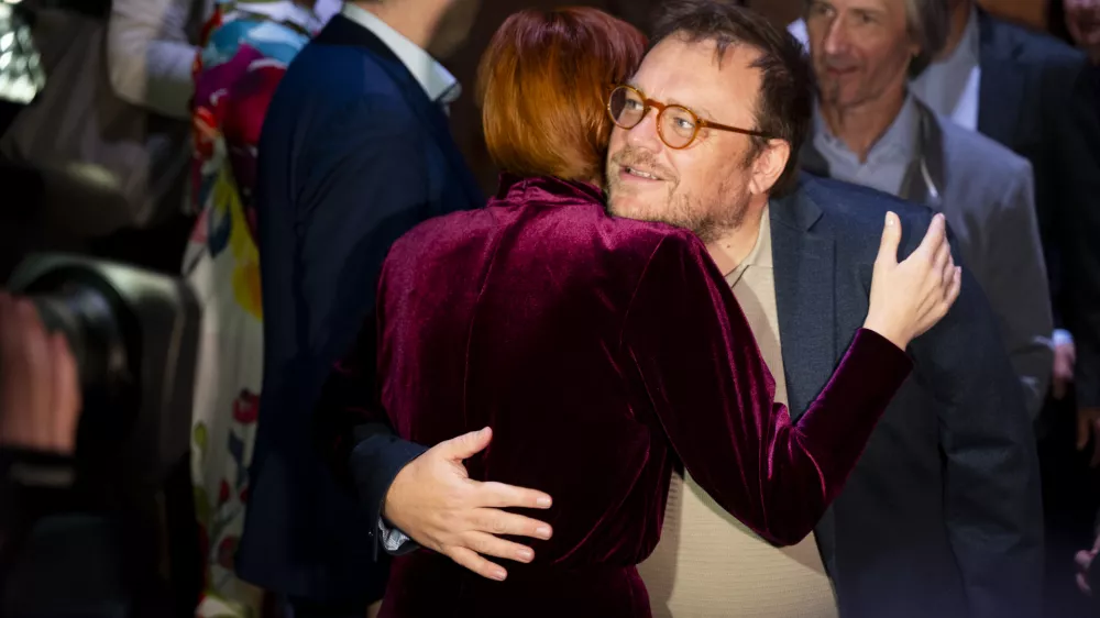 Simon Maljevac04.10.2025 - Redni kongres stranke Levica, na katerem bodo začeli postopke za imenovanje novega vodstva in potrjevali predvolilni sporazum o sodelovanju z zunajparlamentarno stranko VesnaFOTO: Nik Erik Neubauer