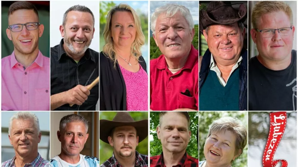 Tekmovalci v resničnostni oddaji Ljubezen po domače.