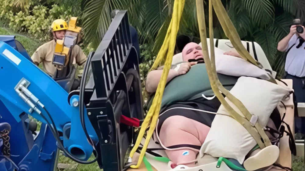 Debelost, moški težev 272 kg, Florida