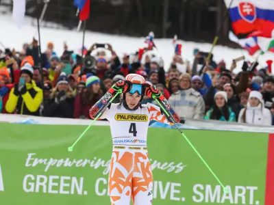 Petra Vlhova- 07.01.2023 - Kranjska Gora - 59. Zlata lisica 2023 - svetovni pokal v alpskem ženskem smučanju – veleslalom - //FOTO: Bojan Velikonja