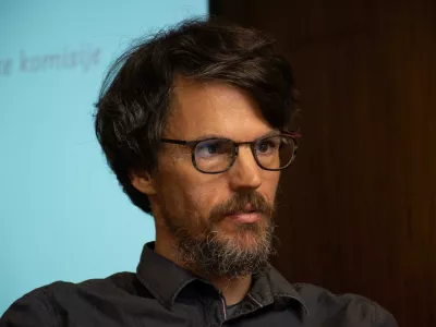 ﻿Slovenija, Ljubljana 07.03.2019, 7. marec 2019, portret, Hisa EU, festival Literature sveta Fabula, Bostjan VidemsekFoto: Alen Milavec /BOBO