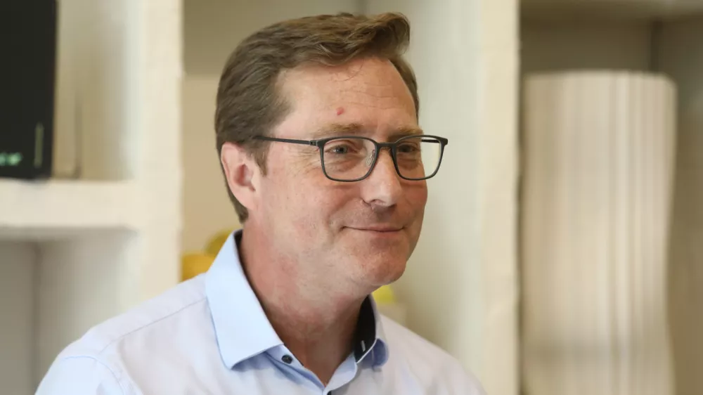 Vladimir Prebilič 23.6 2025 tiskovna konferenca Vladimir PrebiličFoto: Luka Cjuha