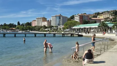 Današnji prizor iz Portoroža. Foto: Dnevnik