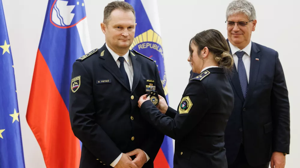 Ljubljana, ministrstvo za notranje zadeve.Slovesnost ob imenovanju generalnega direktorja policije Damjana Petrica.