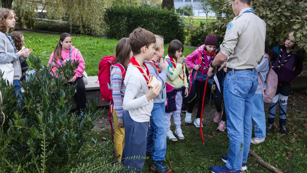 11.10.2025. Fotoorientacijski pohod tabornikov. Foto: Bojan Velikonja 