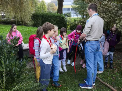 11.10.2025. Fotoorientacijski pohod tabornikov. Foto: Bojan Velikonja 