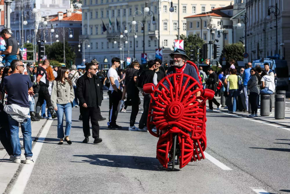 - 12.10.2025. - 57. Barcolana, največja jadralna regata na svetu, ki poteka v Tržaškem zalivu.//FOTO: Bojan Velikonja