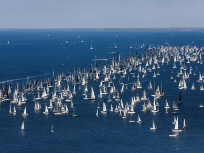 - 12.10.2025. - 57. Barcolana, največja jadralna regata na svetu, ki poteka v Tržaškem zalivu.//FOTO: Bojan Velikonja