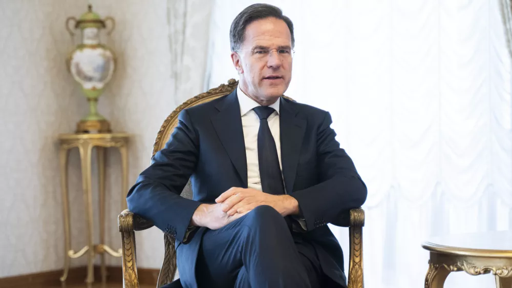 Mark Rutte13.10.2025 - Uradni obisk generalnega sekretarja zveze NATOFOTO: Nik Erik Neubauer