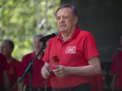 Zoran Janković01.05.2025 Praznovanje 1. maja, praznika dela na Rožniku - tradicionalna prvomajska proslavaFOTO: Nik Erik Neubauer