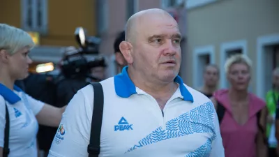 ﻿- člani olimpijske reprezentance Slovenije Rio 2016 na Titovem trgu v Kopru- Marjan Fabjan- 22.07.2016 - Predstavitev olimpijske reprezentance Slovenije pred odhodom na OI v Rio - ..//FOTO: Maja Marko