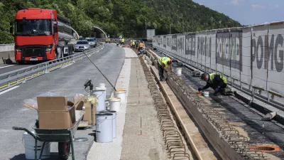 - 29.04.2025 - obnova štajerske avtoceste, delo na cesti, viadukti, DARS//FOTO: Jaka Gasar