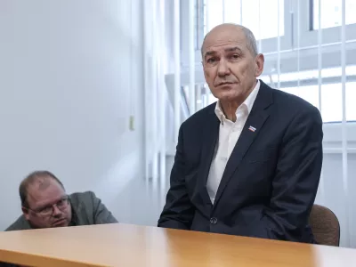 Janez Janša- 15.04.2025 - sojenje Janezu Janši v zadevi Trenta v Celju//FOTO: Jaka Gasar