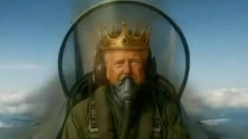 Donald Trump, posnetek UI