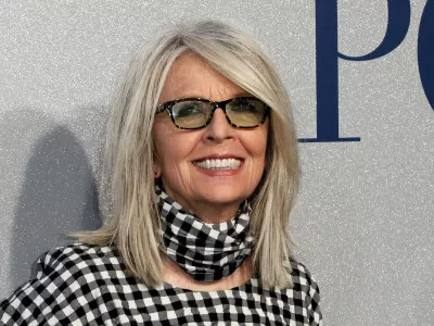 FILE - Diane Keaton arrives at the World Premiere of "Poms," on Wednesday, May 1, 2019, in Los Angeles. (Photo by Willy Sanjuan/Invision/AP, File)