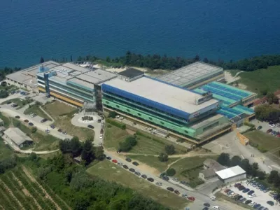 Posnetek bolnišnice Izola od zgoraj