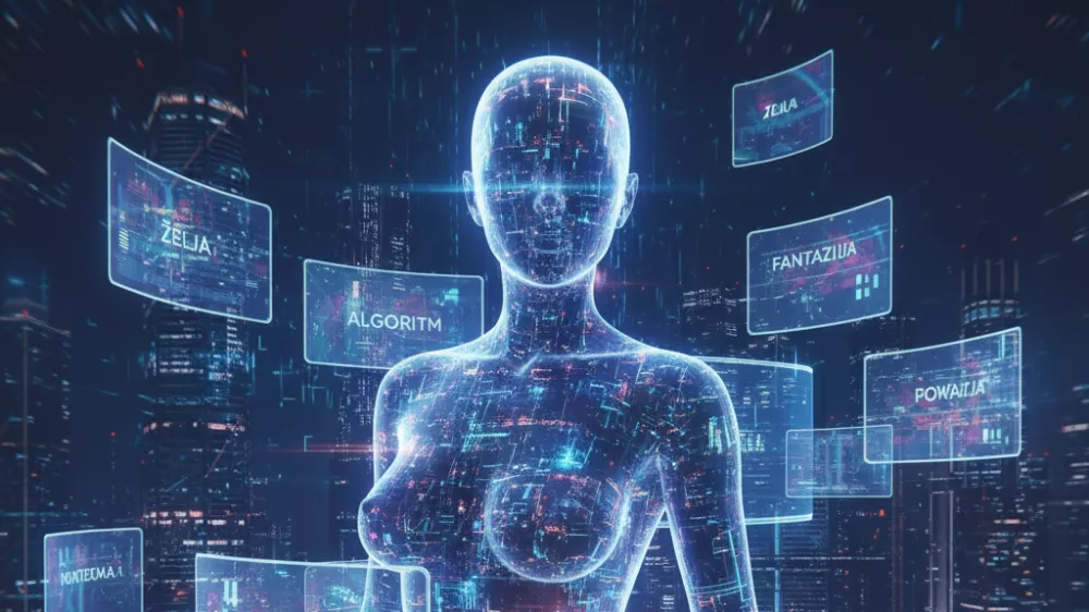 Umetna inteligenca in erotika, kot si jo predstavlja umetna inteligenca sama. / Foto: Google Gemini