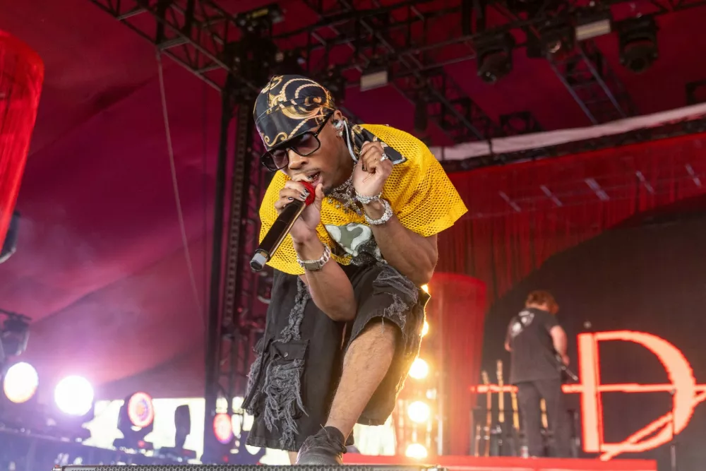 Pevecr D4VD med nedavnim nastopom. Zdi se, da je njegove kariere konec. / Foto: Profimedia