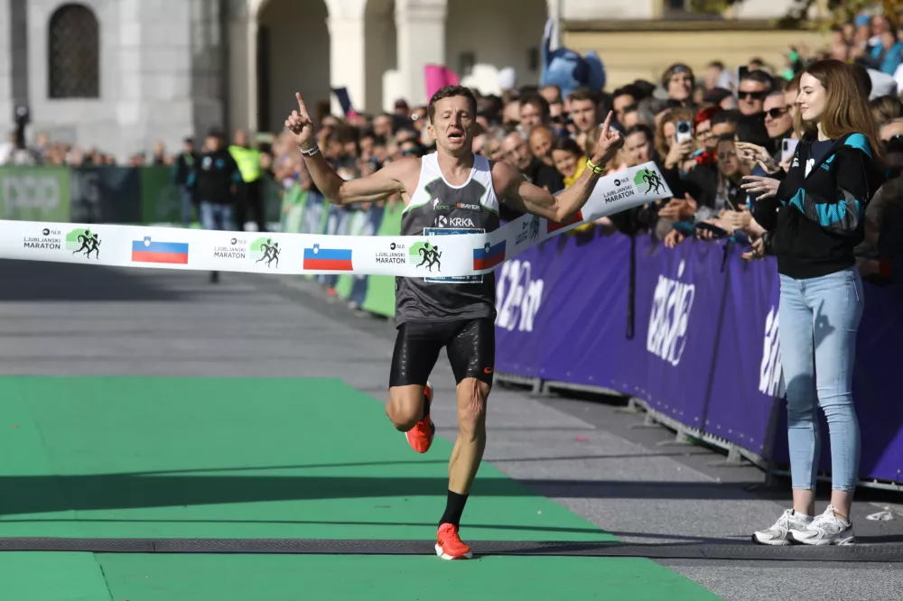 najuspešnejši Primož Kobe19.10.2025 - Ljubljanski maraton 2025 - tek - tekaška prireditevFoto: Luka Cjuha