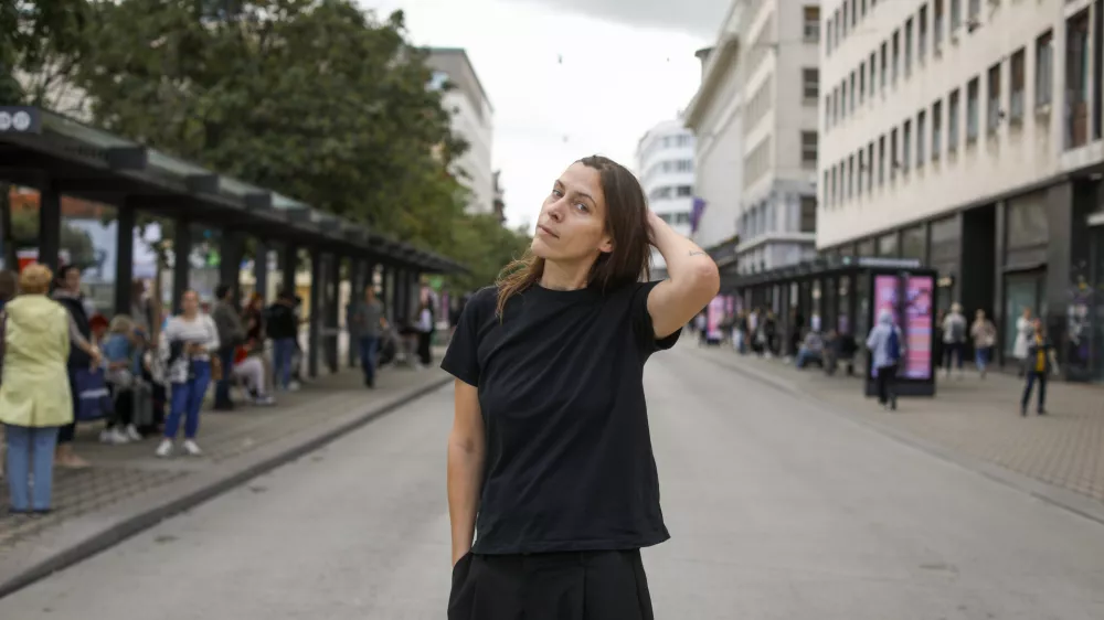 26.9.2025 - Dr. Nina Dragičević je pesnica, skladateljica in sociologinja.Foto: Luka Cjuha / Foto: Luka Cjuha