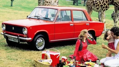 Lado so v 70-ih letih začeli izvažati v številne države, na fotografiji je prizor iz enega izmed oglasov. / Foto: Arhiv