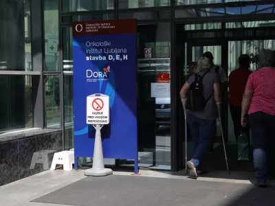 11.06.2025 - Onkološki inštitut Ljubljana - prepoved kajenja - kajenjeFoto: Luka Cjuha