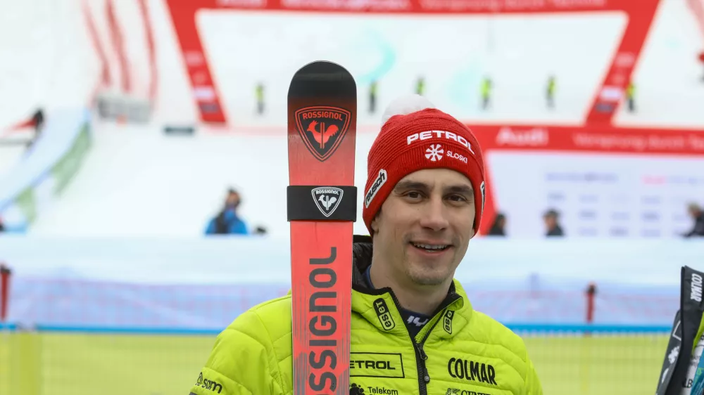 Žan Kranjec01.03.2025 - Audi FIS svetovni pokal v alpskem smučanju Kranjska GoraFoto: Luka Cjuha