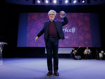 Janez Briceljprejemnik nagrade Milke in Metoda Badjure za življenjsko delo