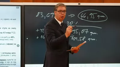 24, August, 2025, Belgrade - At the Palace of Serbia, the President of the Republic of Serbia presented a new package of economic measures to improve the living standards of citizens. Aleksandar Vucic. Photo: Antonio Ahel/ATAImages24, avgust 2025, Beograd - U Palati Srbija novi paket ekonomskih mera za poboljsanje zivotnog standarda gradjana predstavio je predsednik Republike Srbije Aleksandar Vucic. Photo: Antonio Ahel/ATAImages Photo: Antonio Ahel/ATAImages/PIXSELL