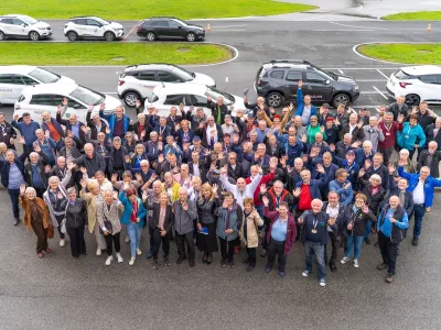 Na Vranskem se je zbralo več kot 100 prostoferk in prostoferjev iz različnih občin iz vse Slovenije. / Foto: Damjan Končar