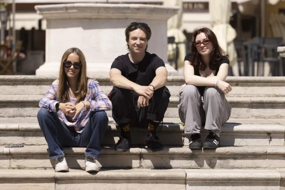 Snemanje filma Tartinijev ključ, Piran, pomlad 2023, režija Vinci Vogue Anžlovar / Foto: Zeljko Stevanic/ifp