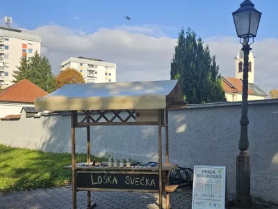 Iz odpadnega jedilnega olja izdelali loško svečko