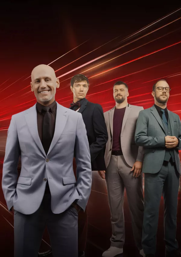 Peter Poles in lovci / Foto: Pop Tv