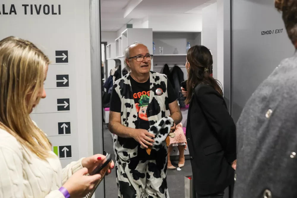 - Aleš Klinar Klinči,- 21.11 2025. Koncert skupine Agropop ob 40. obletnici delovanja v dvorani Tivoli.//FOTO: Bojan Velikonja / Foto: Bojan Velikonja