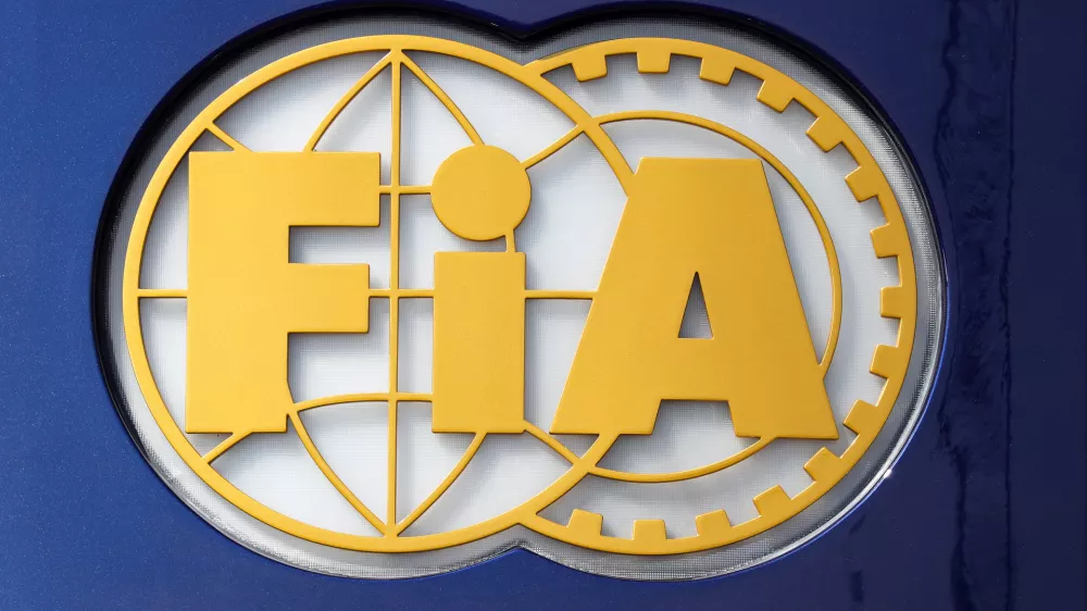 FILED - 20 July 2018, Baden-Württemberg, Hockenheim: The logo of the Fia (Federation Internationale de l'Automobile) in the paddock. Hackers earlier this year gained unauthorized access to a driver portal operated by FIA, a spokesman for the Formula One ruling body confirmed on the sidelines of the Mexican Grand Prix. Photo: Jan Woitas/dpa-Zentralbild/dpa