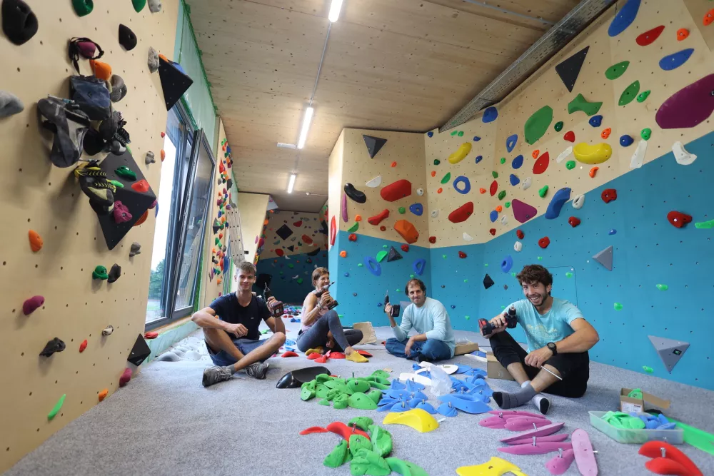 Trzin dobil svoj prvi plezalni center